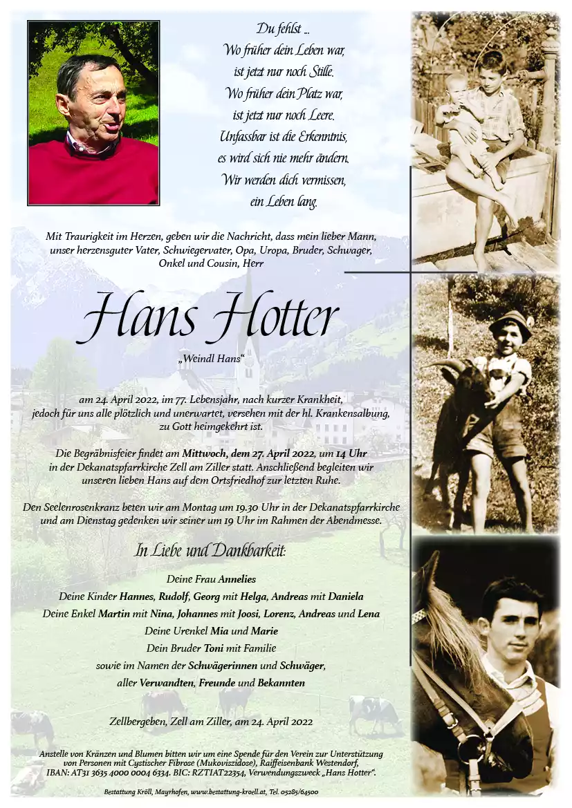 Parte von Hans Hotter